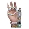 Colorful bead bracelet for women's fashion and versatility, 18cm adjustable Item Picture